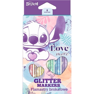 Colorino Брокатни флумастери COLORINO Stitch Pastel 6 цвята