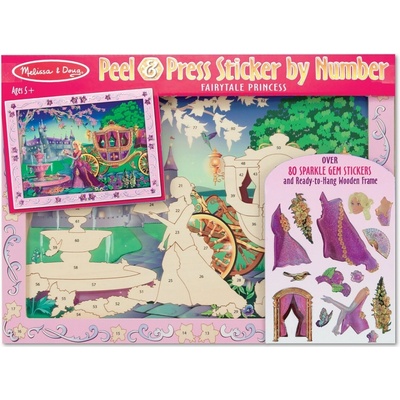 Melissa & Doug Tvorenie obrázkov pomocou čísiel Princezny