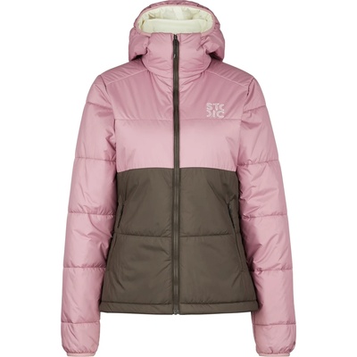 Stoic Дамско вълнено яке Stoic Women's MountainWool120 StorboSt II Hoody Insulation jacket - Dark Orchid / Black Olive - размер 3XL (105-6676-0117)