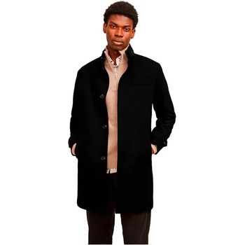 Jack & jones Палто Jack & jones Melton coat - Black (Black)