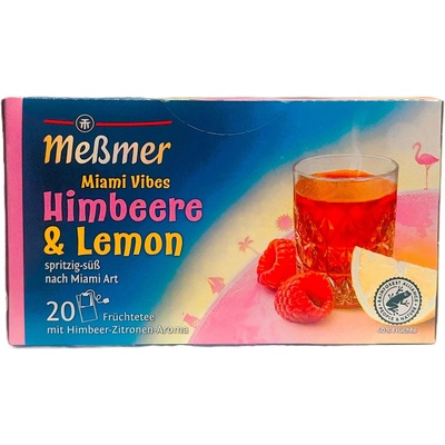 MEßMER MIAMI VIBES Himbeere&Lemon 20 x 2,5 g
