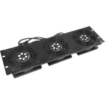 Conneu 3u модул с 2 вентилатора 220v, 19", черен (9-2519 030000 222)