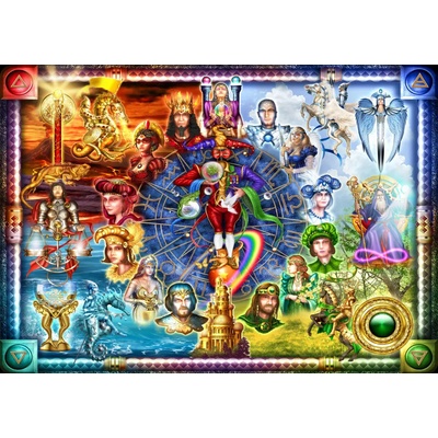 Bluebird Puzzle - Puzzle Marchetti: Tarot of Dreams - 1 500 piese