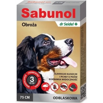 Sabunol GPI Obojok pre psa Reflexný proti blchám a kliešťom 75 cm