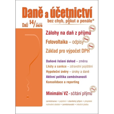 Daně a účetnictví bez chyb, pokut a penále