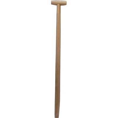 TOPTRADE násada na lopatu a vidle, prohlá, s koncovkou T, 120 cm