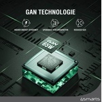 4smarts Захранване за ел. мрежа с 4xUSB-C PD изхода и 2xUSB изходa - 4Smarts 7in1 GaN PD Wireless Charging Station 100W (бял) (540570)