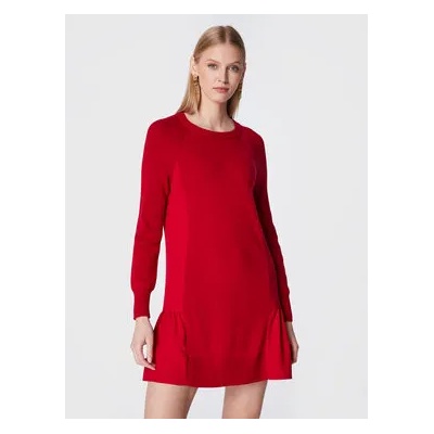 TWINSET Плетена рокля 222TT3280 Червен Regular Fit (222TT3280)