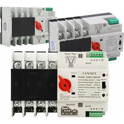 Automatický přepínač dvojího napájení PV 4P 125A VCX