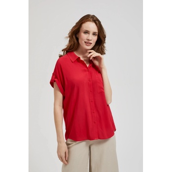 Moodo Червена риза с къс ръкав Moodo | Cherven | ЖЕНИ | XS