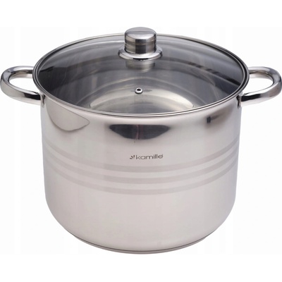 Kamille Hrnec tradiční 10,5 l nerezová ocel 24 cm s poklicí