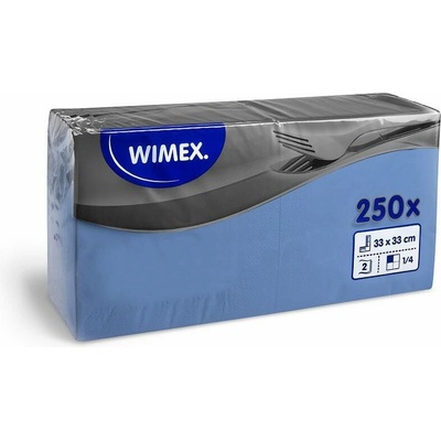 Wimex 86927 2V ubrousky nebesky modré 250 ks 33x33cm