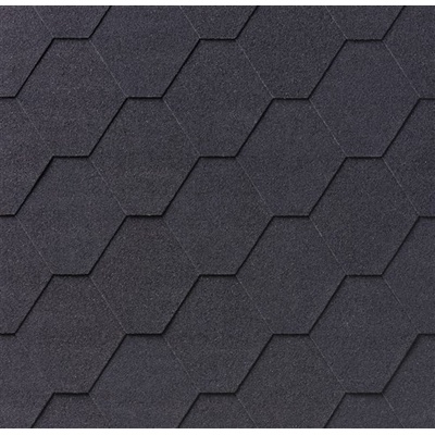 IKO Superglass Hex 3 tabulový 01 černá samolepivý 1 m²
