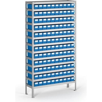 Corping Regál s plastovými boxy ShelfBox, 2000 x 1000 x 500 mm, 120x box C