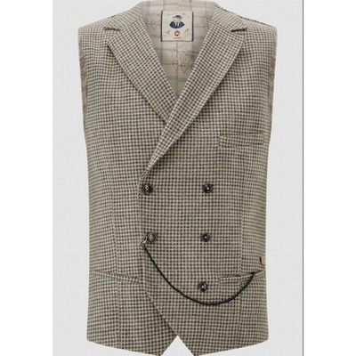 Saville Row by Club of Gents pánska vesta s retiazkou slim fit