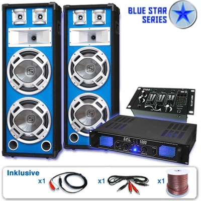 Electronic-Star PA комплект BLUE STAR серии 'BASSKERN USB' 2800 W (BS-BasskernUSB) (BS-BasskernUSB)