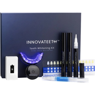 Innovateeth Pro bieliace pero 3 x 10 ml + znecitlivujúci gél 10 ml + LED akcelerátor