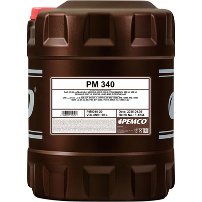 PEMCO iDrive 340 5W-40 20 l