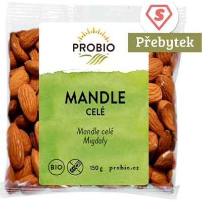 ProBio Mandle hnědé celé bio 150 g
