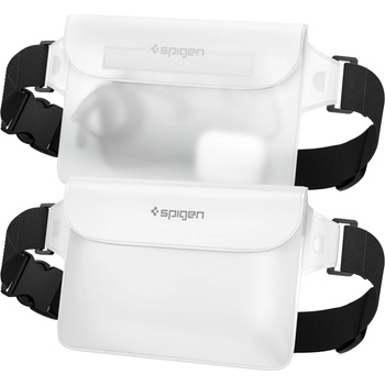 Spigen Водоустойчив калъф Spigen Aqua Shield WaterProof Waist Bag, 2 Pack, snow white