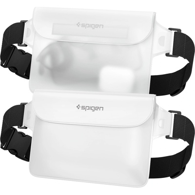 Spigen Водоустойчив калъф Spigen Aqua Shield WaterProof Waist Bag, 2 Pack, snow white