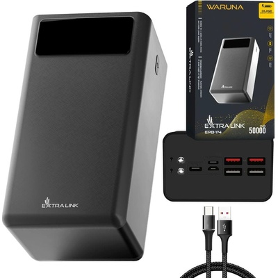 Extralink EPB-114 50000mAh USB-C černá