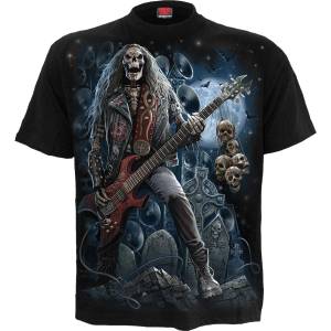 SPIRAL мъжка тениска spiral - grim rocker - черна - t201m101 - metalshop - 51,97 лв