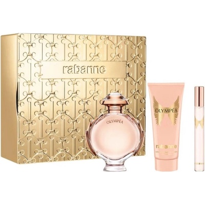 Paco Rabanne Paco Rabanne Olympea Подаръчен комплект за жени Размер EDP 80 ml + 100 ml лосион за тяло + EDP 10 ml