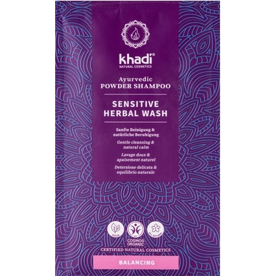 Khadi Powder Shampoo Sensitive Herbal Wash 50 g