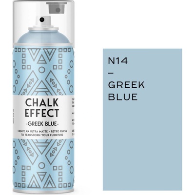COSMOS LAC СПРЕЙ БОЯ ТЕБЕШИРЕНА chalk efefect 400мл 14 greek blue (06513)