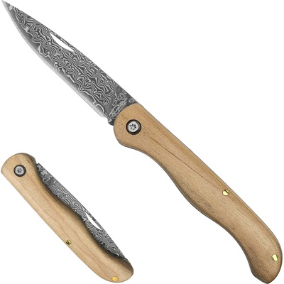 Amont Zavírací damaškový nerezový nůž "MINI WOODPECKER"