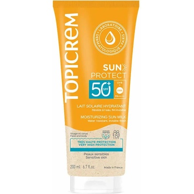 TOPICREM 134681 Spf50 200ml Sunscreen - Clear