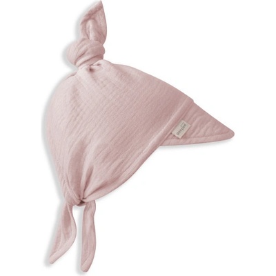 Dětský rostoucí mušelínový klobouček s kšiltem Rose