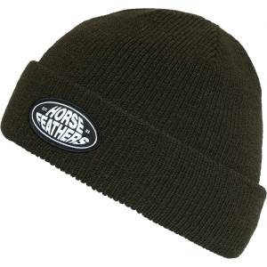 Horsefeathers Мъжка зимна шапка (beanie) Horsefeathers Del Beanie - Olive Night - размер One Size (904-4275-0311)