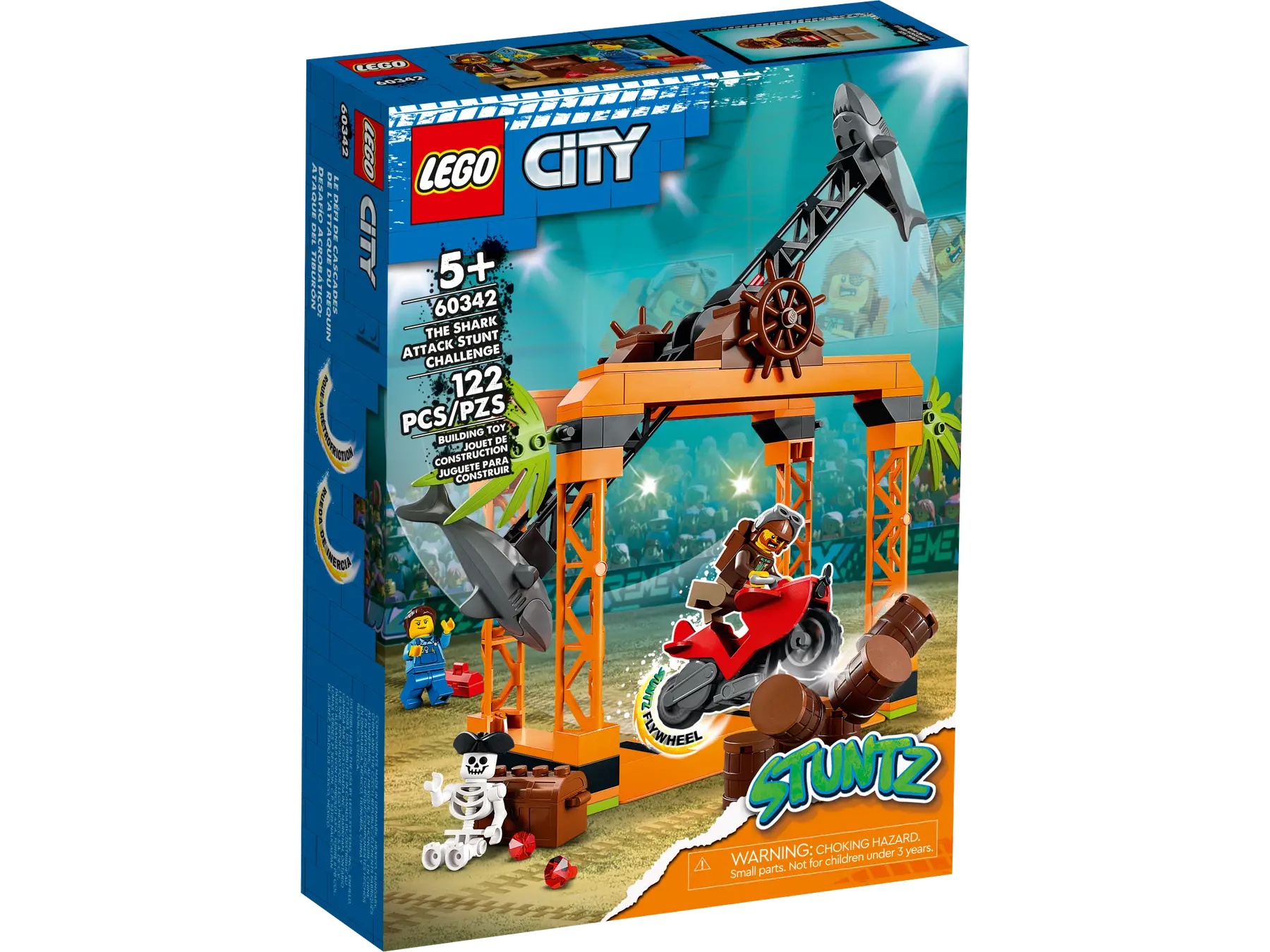 LEGO® CITY - The Shark Attack Stunt Challenge (60342)