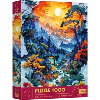Trefl - Puzzle 3D efekt Paper Art Dolina - 1 000 piese