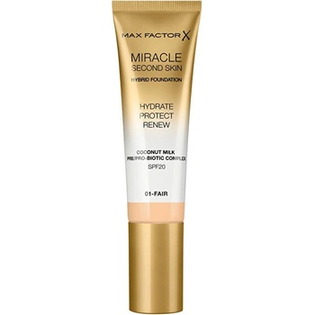 Max Factor Hybridné make-up Miracle Touch Second Skin SPF20 04 Light Medium 30 ml