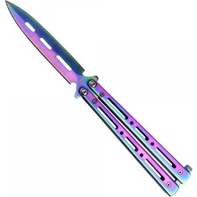 Steel Claw Knives motýlek SCK Spear purple