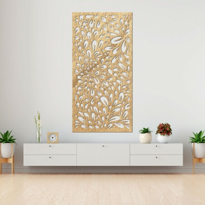 Abstraktní obraz květin na zeď - PINIIA 3889 PR0284