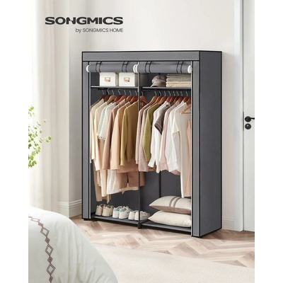 Songmics RYG02GY 43 x 140 x 174 cm šedá