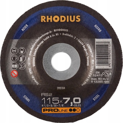 Rhodius Brúsny kotúč 115 x 6,0 x 22,23 mm 211783