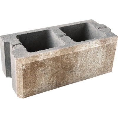 DITON Zdící tvarovka VISO Velikost: 40 x 20 x 15, Varianta: Viso průběžný melír latte, Povrch: standard