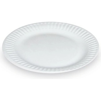 Wimex Papierový tanier biely O23cm RECY