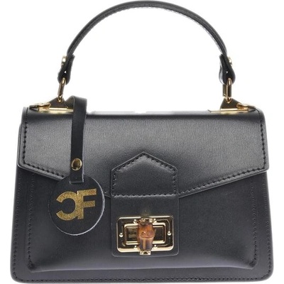 Carla Ferreri dámska kožená crossbody kabelka CF3153 Nero