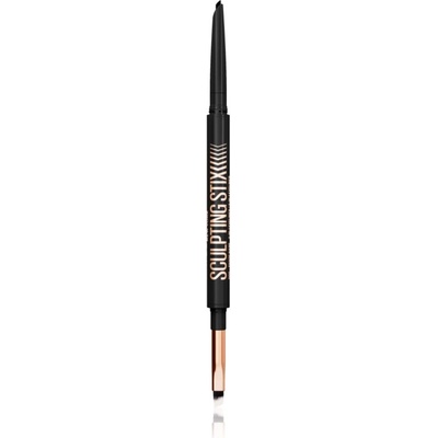 Maybelline new york Sculpting Stix автоматичен молив за очи с четка цвят 16 Black Blur