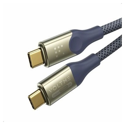 Voltme C2199 Powerlink Utron Series USB-C/USB-C, CTC 5A/240W, 1,2m, šedý, modrý