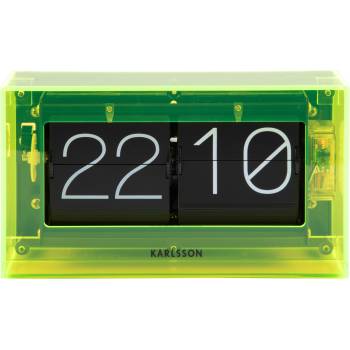 Karlsson Часовник Boxed Flip акрил жълт (KA5976YE)