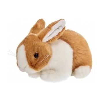 BEPPE Brown and white rabbit 18cm