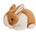 BEPPE Brown and white rabbit 18cm