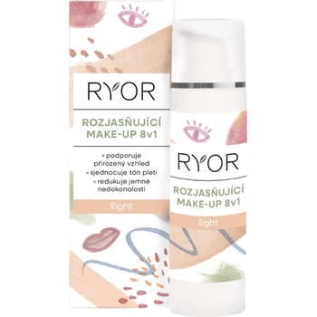 Ryor Decorative Care 8-in-1 Brightening Make-up 30 ml make-up Light